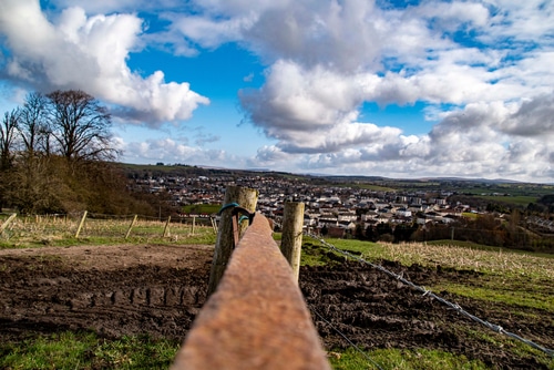 photo of cumnock from a distance