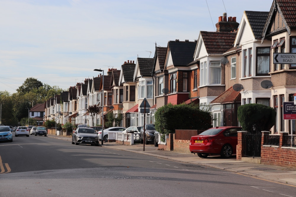 residential street in barking and dagenham