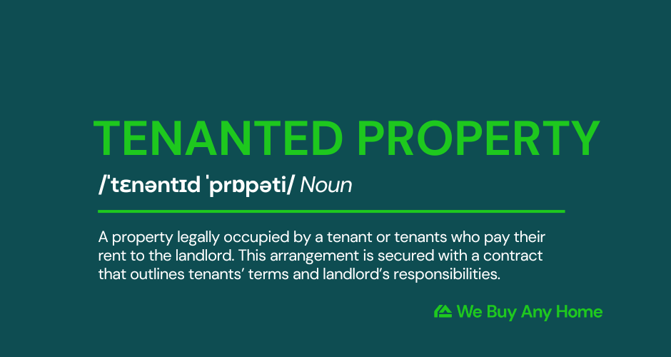 Dictionary definition of tenanted property